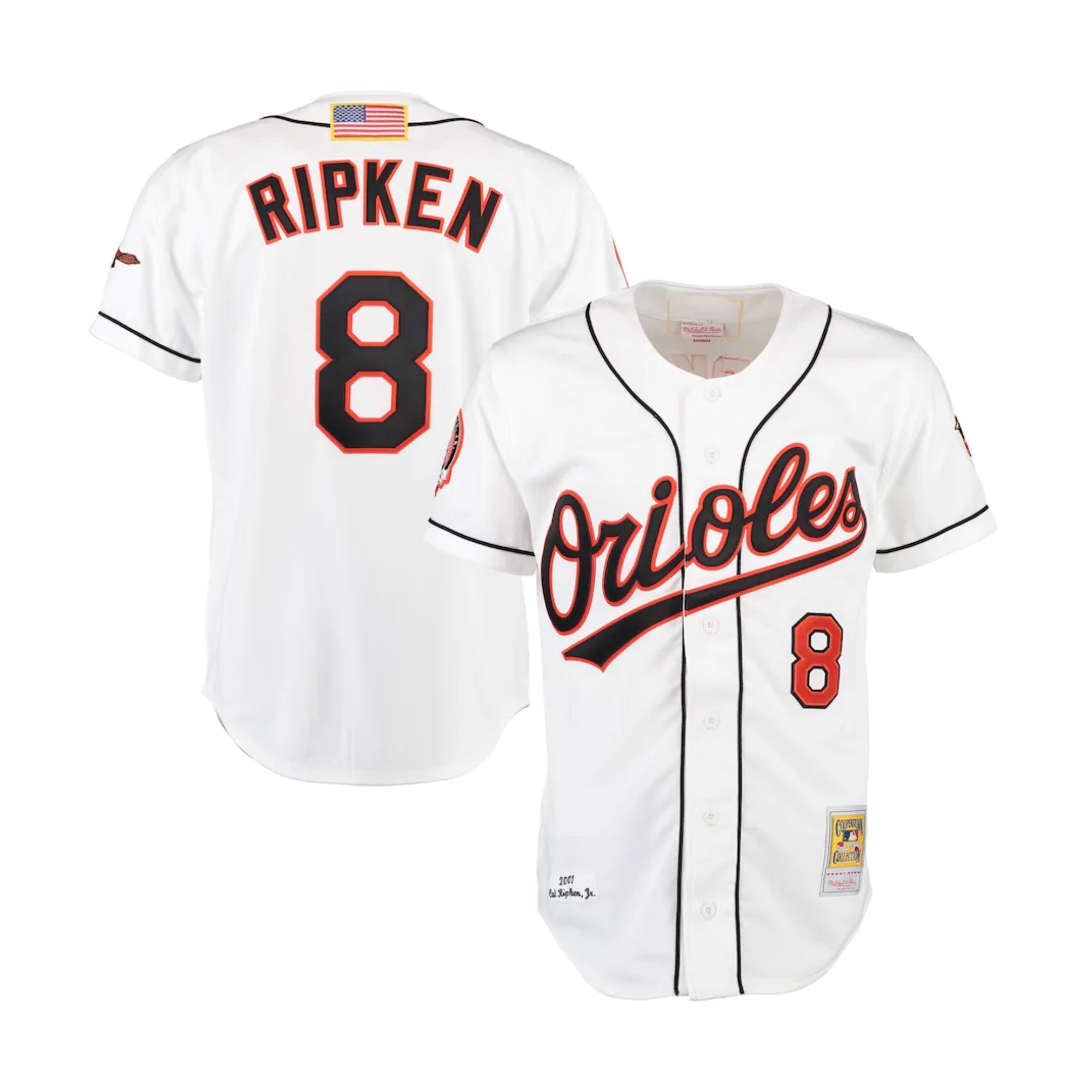 Cal Ripken Jr. Atlanta Braves 8 Retro Jersey