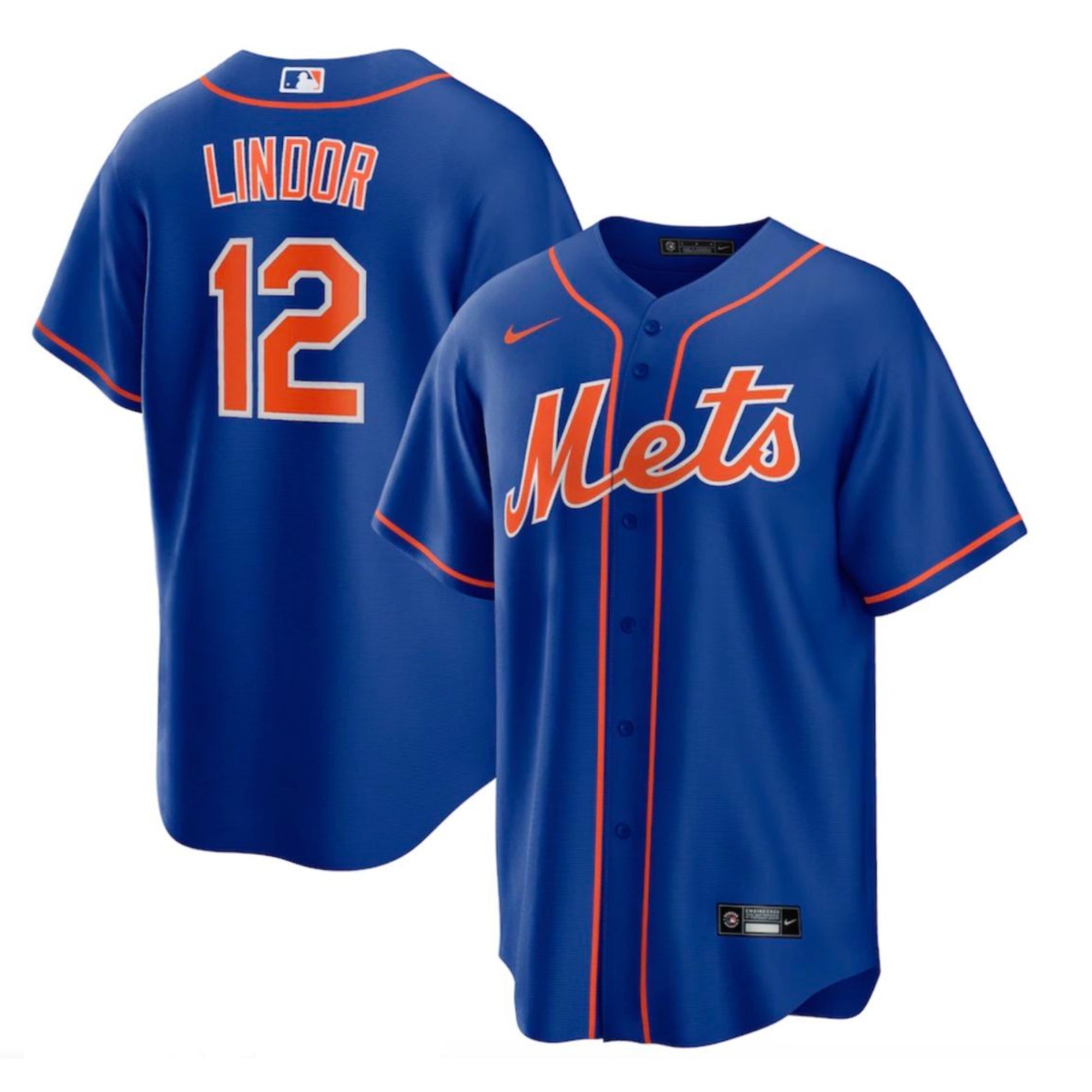 Francisco Lindor New York Mets 12 Jersey