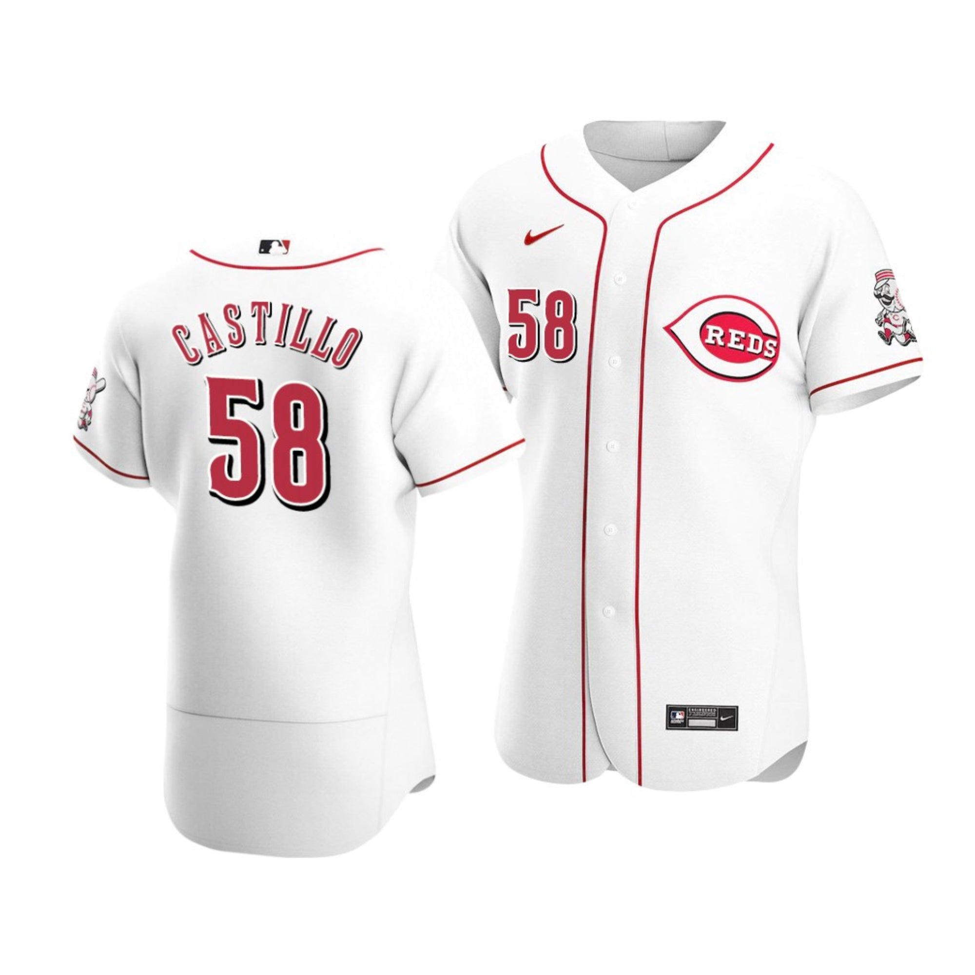 Luis Castillo Cincinnati Reds 58 Jersey