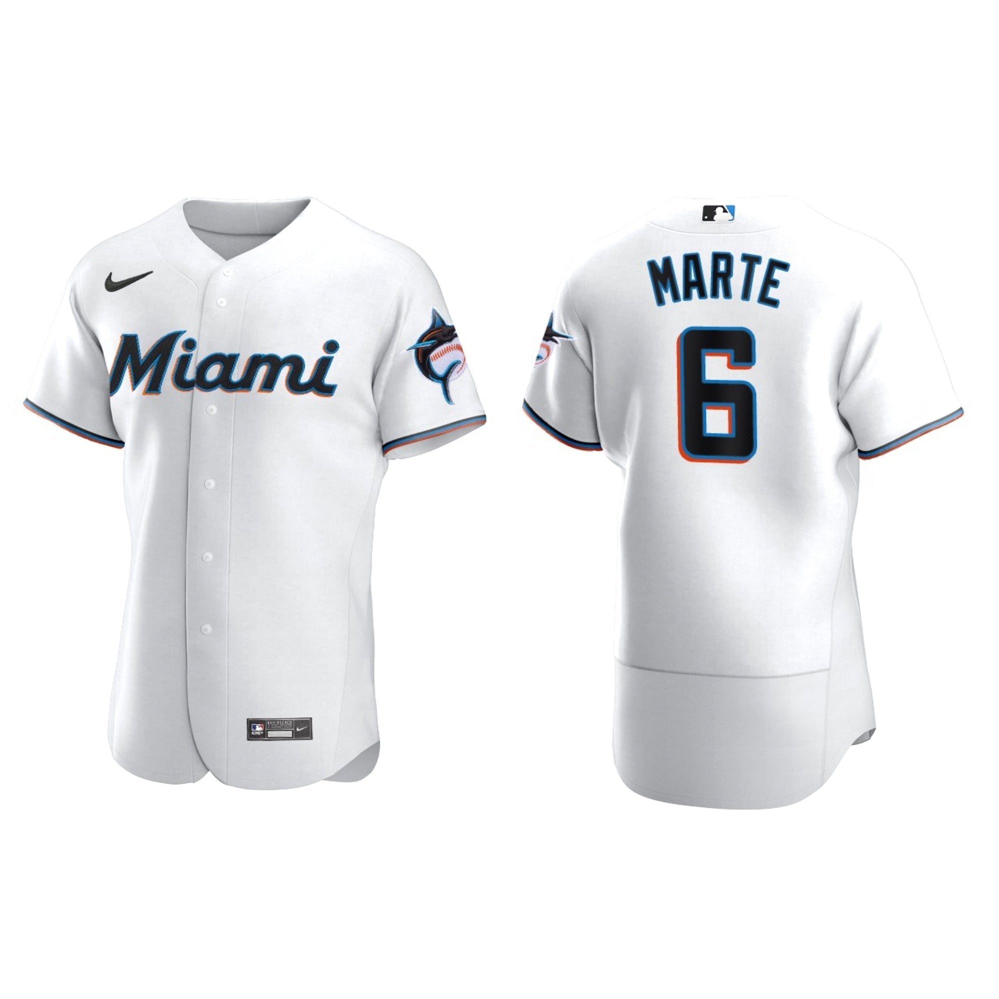 Starling Marte Miami Marlins 6 Jersey