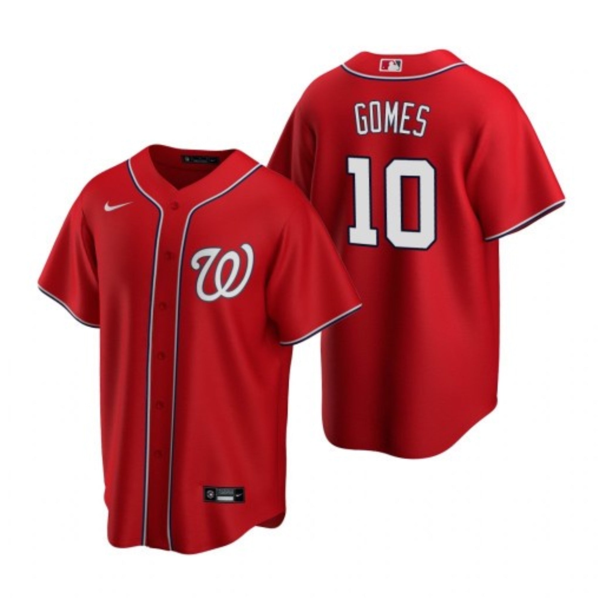 Yan Gomes Washington Nationals 10 Jersey