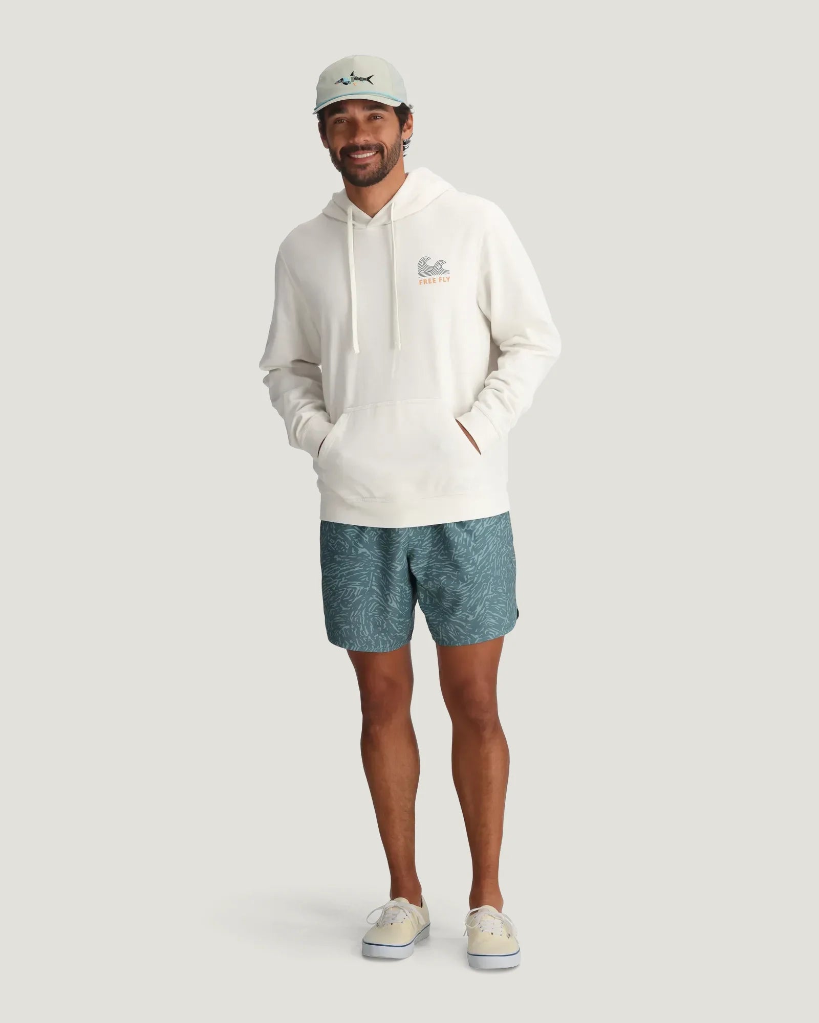 Men's Reverb Short Unlined – 7" - Tidal Flow Print Stormy Sea