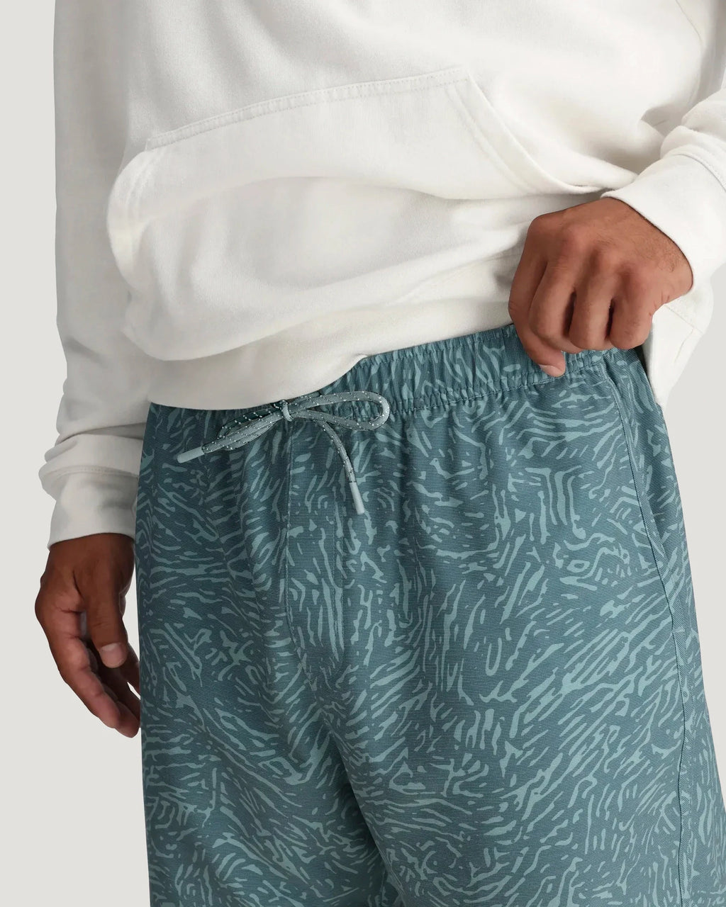 Men's Reverb Short Unlined – 7" - Tidal Flow Print Stormy Sea