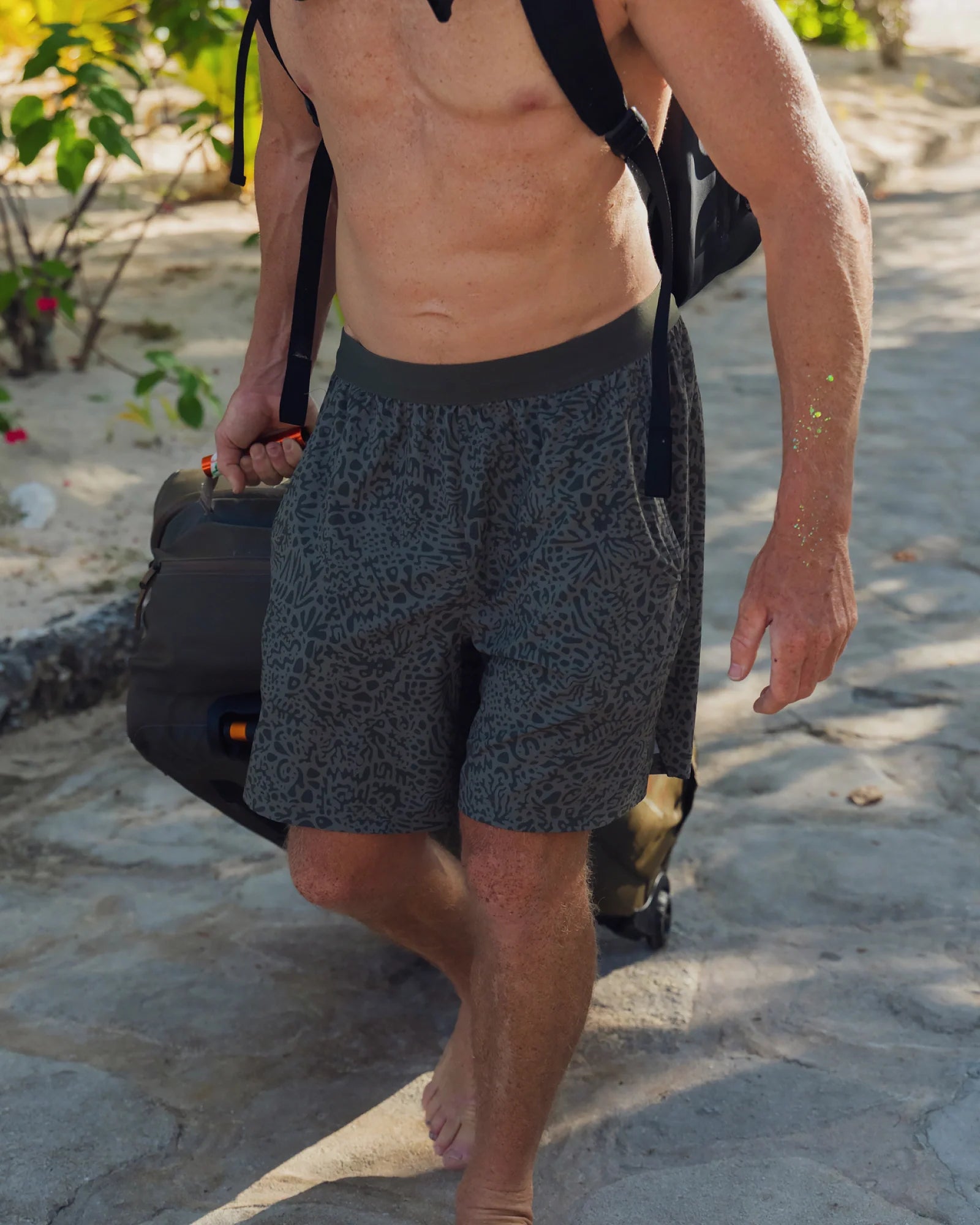 Men's Breeze Vent Short - Drifter Print Fatigue