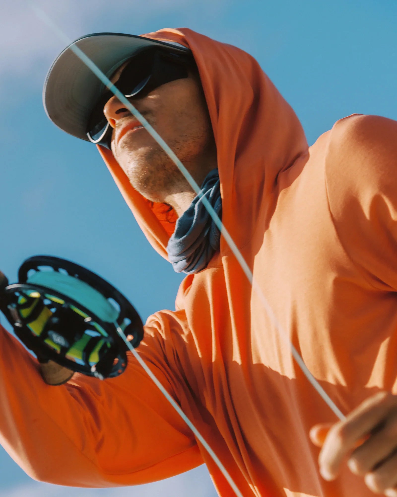 Men's Elevate Lightweight Hoodie - Bahama Blue