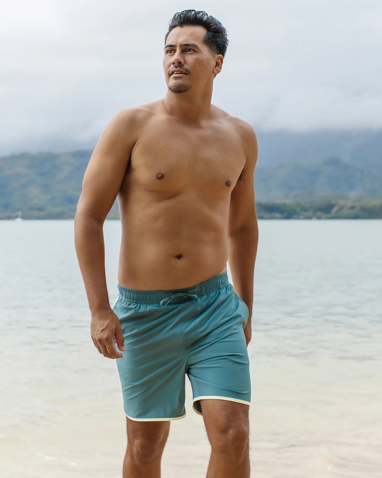 Men's Lined Downshore Trunk - Sea Pine