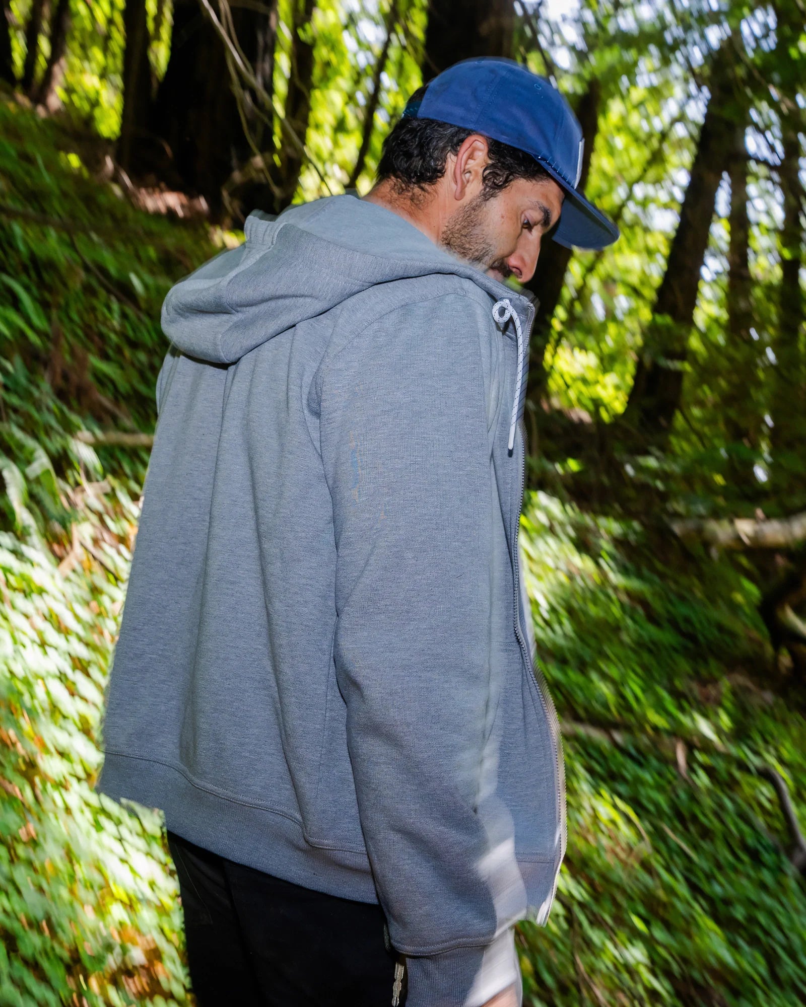 Men's Bamboo Northcoast Fleece Full Zip Hoodie - Russet