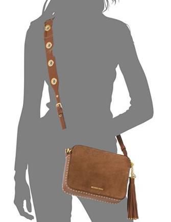 Michael Michael Kors Brooklyn Suede Large Camera Bag