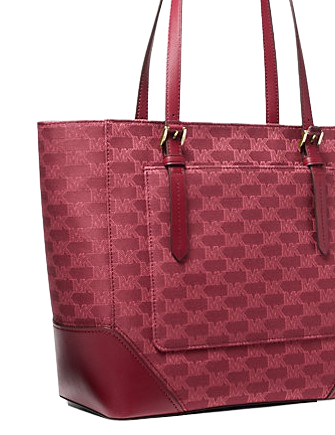 Michael Michael Kors Aria Large Signature Logo Jacquard Tote Bag
