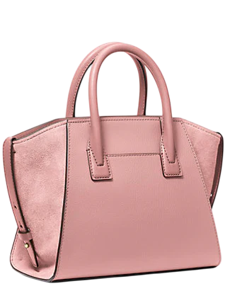 Michael Michael Kors Avril Small Pebbled Leather Satchel