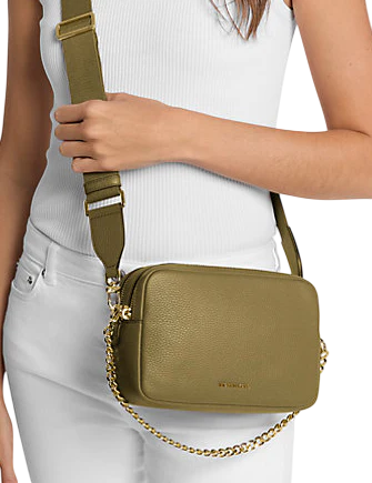Michael Michael Kors Bryant Medium Double Zip Chain Camera Crossbody