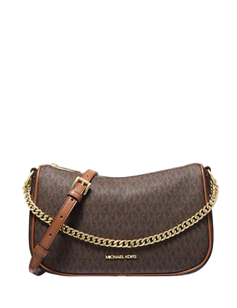 Michael Michael Kors Carmela Medium Signature Logo Convertible Crossbody Bag