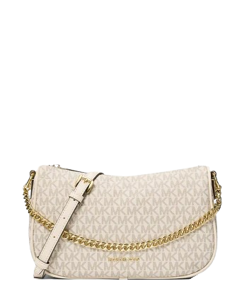 Michael Michael Kors Carmela Medium Signature Logo Convertible Crossbody Bag