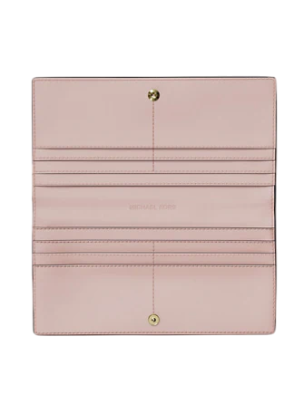 Michael Michael Kors Carson Large Logo Debossed Snap Wallet