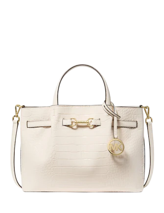 Michael Michael Kors Carson Medium Crocodile Embossed Satchel