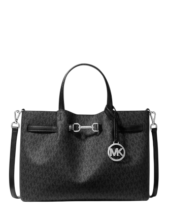 Michael Michael Kors Carson Medium Signature Logo Satchel