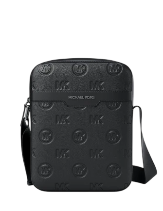 Michael Michael Kors Cooper Logo Debossed Flight Bag