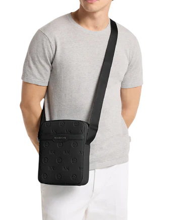 Michael Michael Kors Cooper Logo Debossed Flight Bag