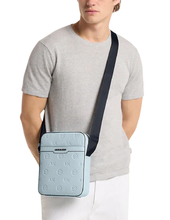 Michael Michael Kors Cooper Logo Debossed Flight Bag