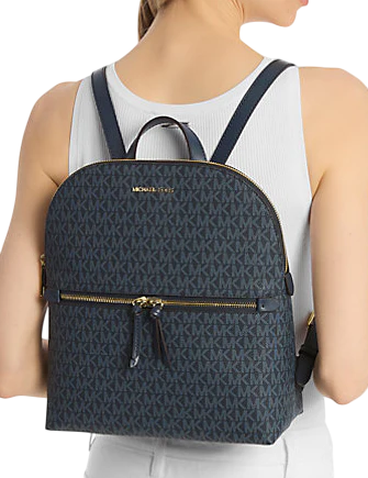 Michael Michael Kors Dallas Medium Signature Logo Backpack