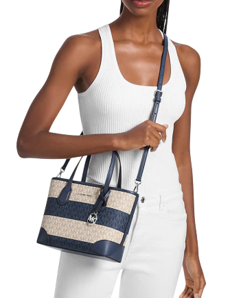 Michael Michael Kors Eva Extra-Small Signature Logo Convertible Crossbody Bag