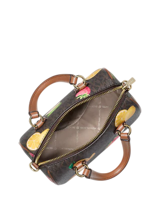 Michael Michael Kors Grayson Small Printed Signature Logo Duffel Crossbody Bag