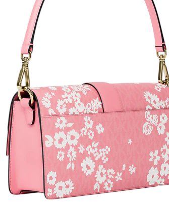 Michael Michael Kors Greenwich Medium Printed Signature Logo Convertible Shoulder Bag