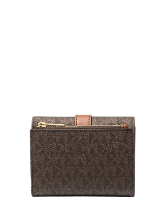 Michael Michael Kors Greenwich Medium Signature Logo Trifold Wallet