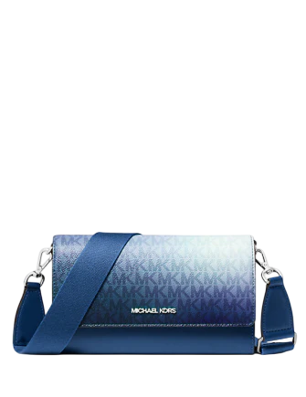 Michael Michael Kors Jet Set Large Ombre Signature Logo Crossbody Bag