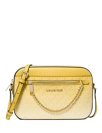 Michael Michael Kors Jet Set Large Ombre Signature Logo Crossbody