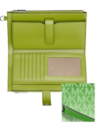 Michael Michael Kors Jet Set Large Ombre Signature Logo Wristlet