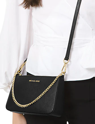 Michael Michael Kors Jet Set Medium Saffiano Leather Crossbody Bag