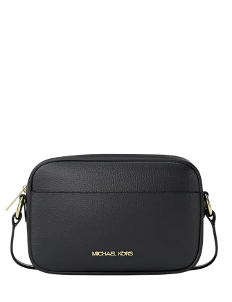 Michael Michael Kors Jet Set Pebbled Leather Camera Crossbody Bag