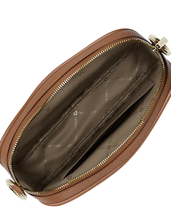Michael Michael Kors Jet Set Pebbled Leather Camera Crossbody Bag