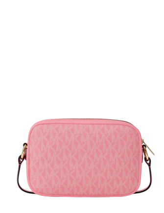 Michael Michael Kors Jet Set Small Signature Logo Camera Crossbody Bag