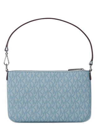 Michael Michael Kors Jet Set Small Signature Logo Convertible Wristlet