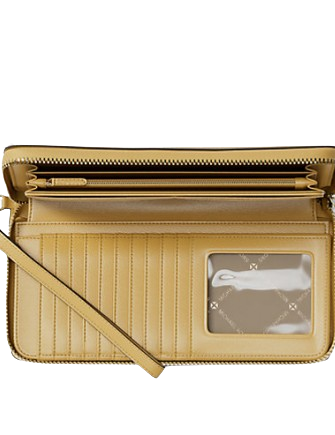 Michael Michael Kors Jet Set Travel Large Pebbled Leather Wristlet