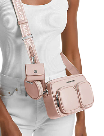 Michael Michael Kors Jet Set Travel Medium Leather Messenger Bag