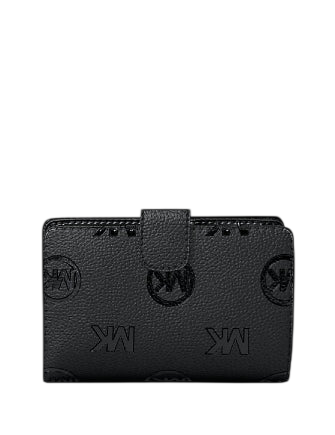 Michael Michael Kors Jet Set Travel Medium Logo Debossed Billfold Wallet