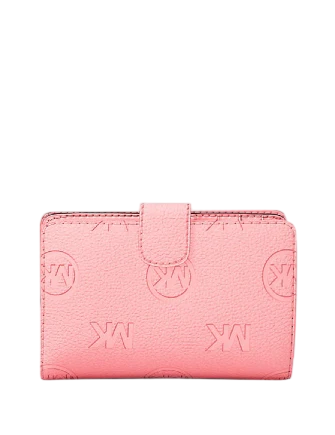 Michael Michael Kors Jet Set Travel Medium Logo Debossed Billfold Wallet