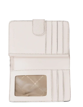 Michael Michael Kors Jet Set Travel Medium Logo Debossed Billfold Wallet
