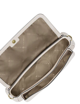 Michael Michael Kors Jet Set Travel Small Pebbled Leather Crossbody Bag With Pouch