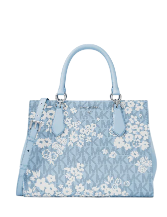 Michael Michael Kors Marilyn Medium Printed Signature Logo Satchel
