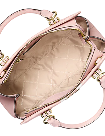 Michael Michael Kors Marilyn Medium Signature Logo Stripe Satchel