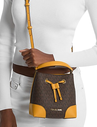 Michael Michael Kors Mercer Small Logo Bucket Bag