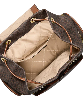 Michael Michael Kors Merritt Small Signature Logo Cargo Backpack