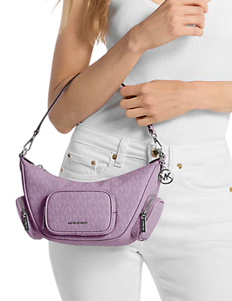 Michael Michael Kors Merritt Small Signature Logo Convertible Shoulder Bag