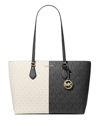 Michael Michael Kors Sheila Large Two-Tone Signature Logo Tote Bag