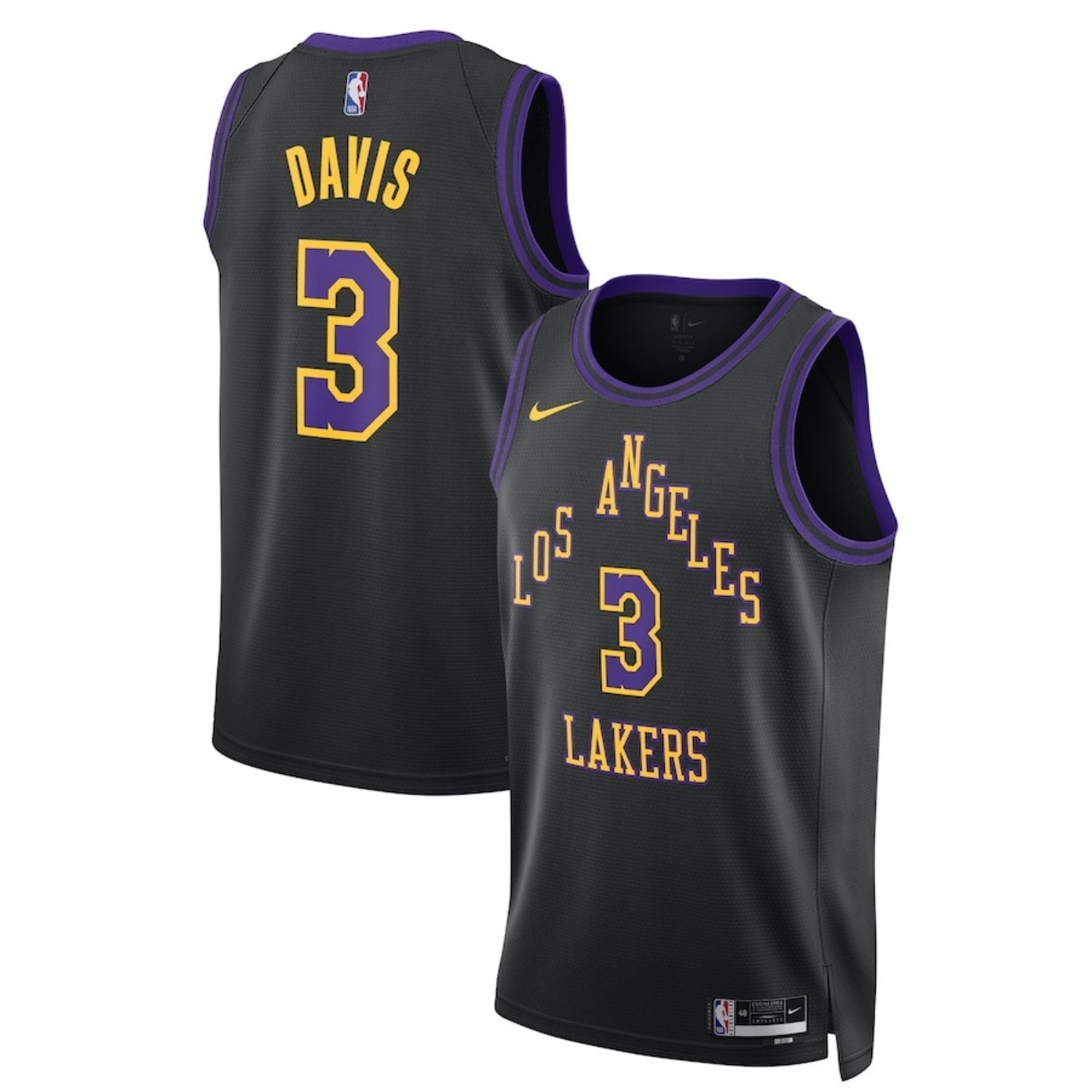 Anthony Davis Los Angeles Lakers 3 jersey