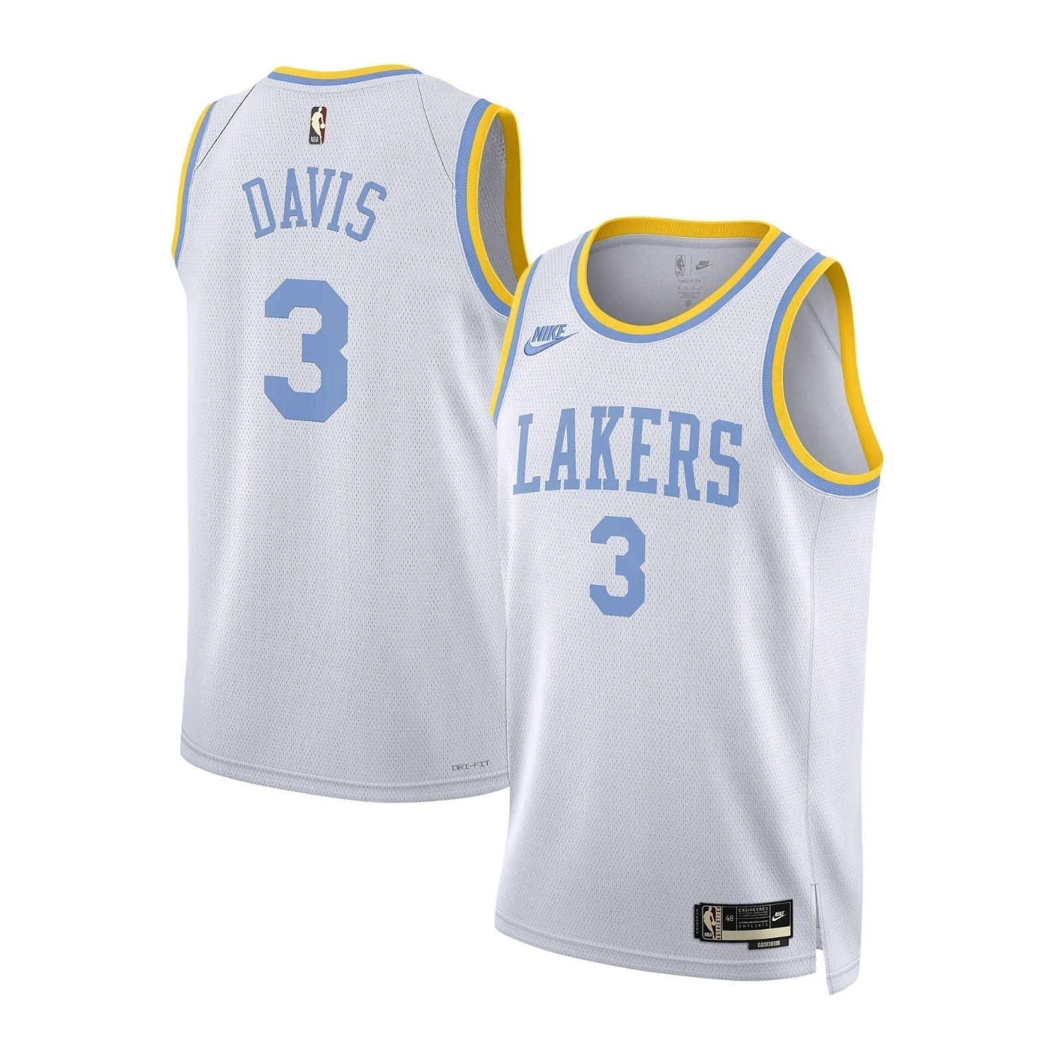 Anthony Davis Los Angeles Lakers 3 jersey